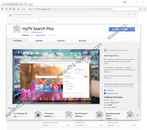 myTV Search Plus Extension