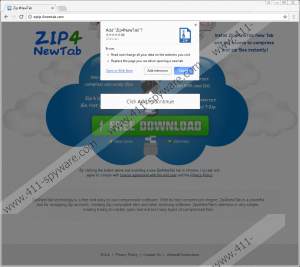 Zip4NewTab Chrome Extension