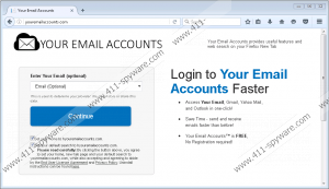 Your Email Accounts Toolbar