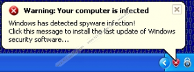 Your Computer is Infected Popup