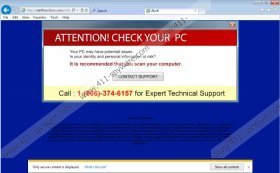 ATTENTION! CHECK YOUR PC pop-up