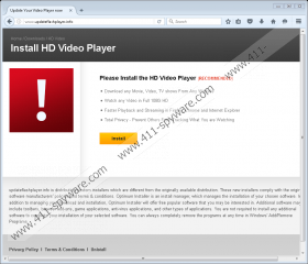 Please Install Hd Video Player popup