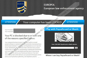 Europol Ransomware Virus