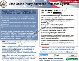 SOPA piracy charges Virus