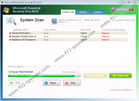 Micorsoft Essential Security Pro 2013