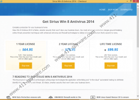 Sirius Win 8 Antivirus 2014