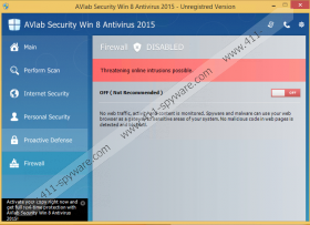 AVLab Internet Security Win 8 Antivirus 2015