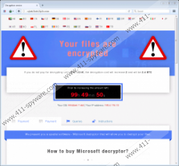 Microsoft Decryptor Ransomware