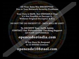Opencode@india.com Ransomware