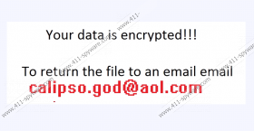 Calipso.god@aol.com Ransomware