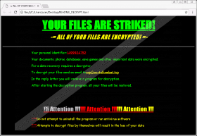 Striked Ransomware