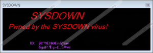 SYSDOWN Ransomware